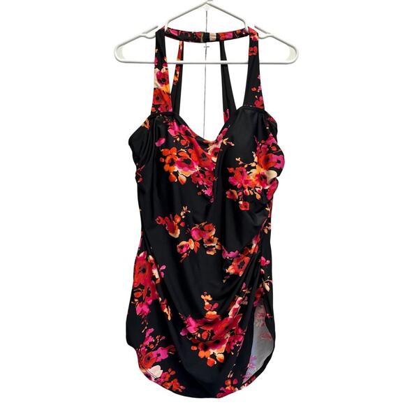 My Swim Suit Other - Vibrant Floral Women Swim One Piece